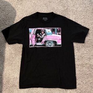 DGK Black Tee with Pink From Friday